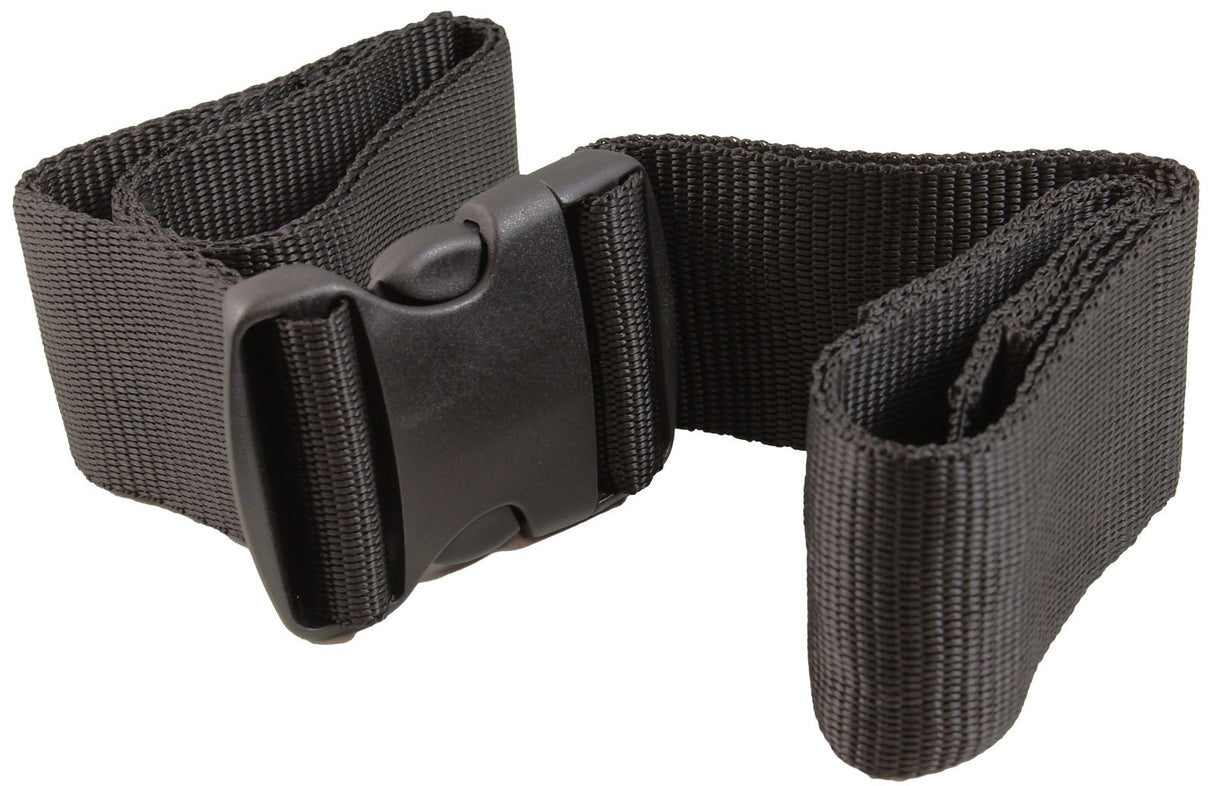 Spineboard Strap, Kemp USA, Two-Piece w/ Buckle, Black : 10-302-BLK - Kemp USA - 819386010646 - PartsForSpas.com