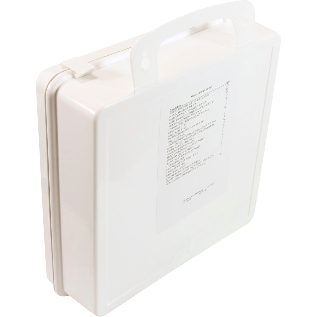 First Aid Kit, Kemp, Plastic, 24 Unit : 10-705 - Kemp USA - 819386010998 - PartsForSpas.com