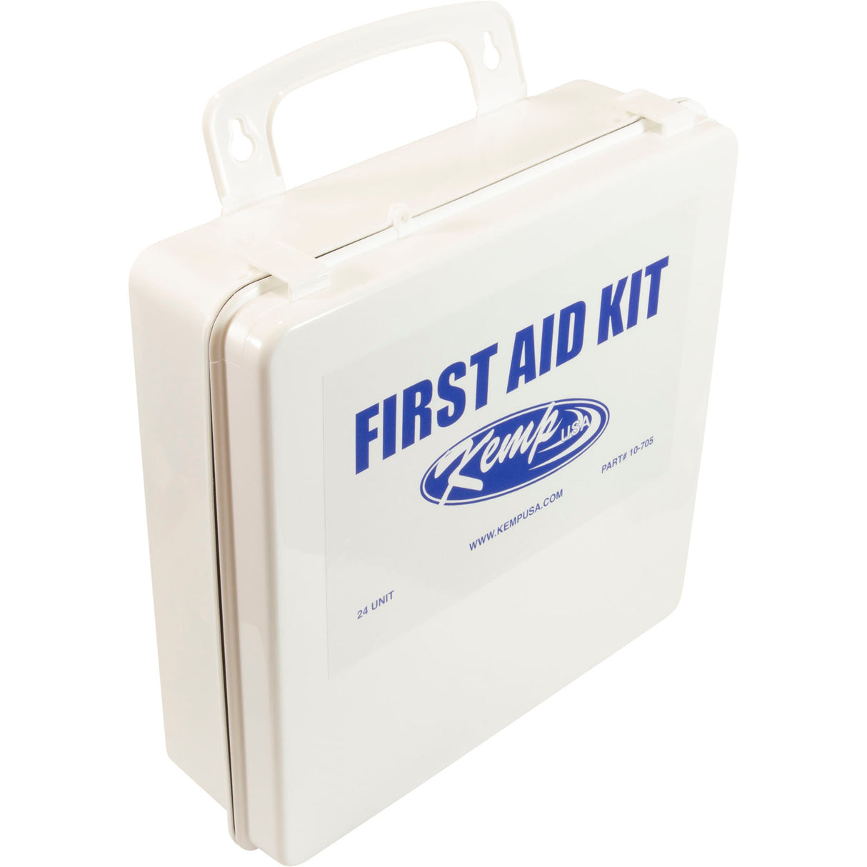 First Aid Kit, Kemp, Plastic, 24 Unit : 10-705 - Kemp USA - 819386010998 - PartsForSpas.com