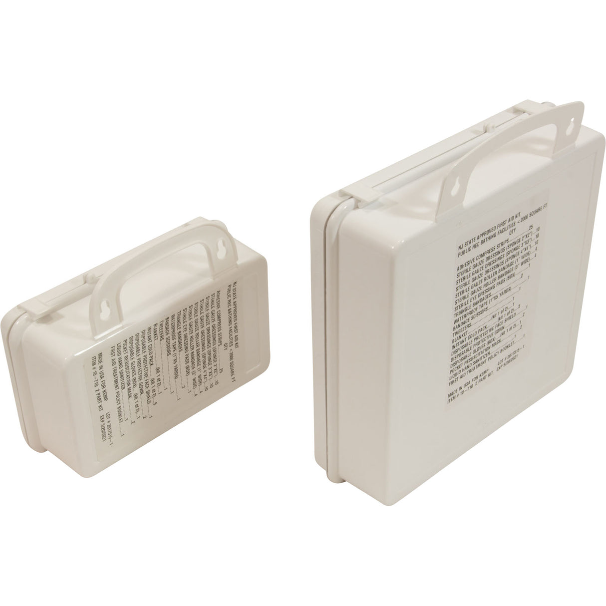 First Aid Kit, Kemp, NJ Approved, Less Than 2000 sq ft : 10-710 - Kemp USA - 819386012206 - PartsForSpas.com