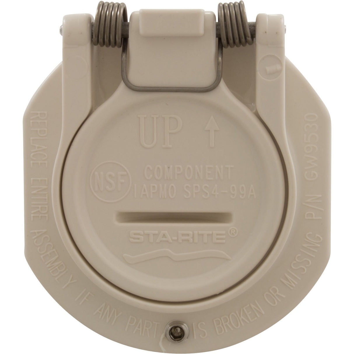 Snap Lock Wall Fitting, Pent Kreepy Krauly Hose Accessories : K12500