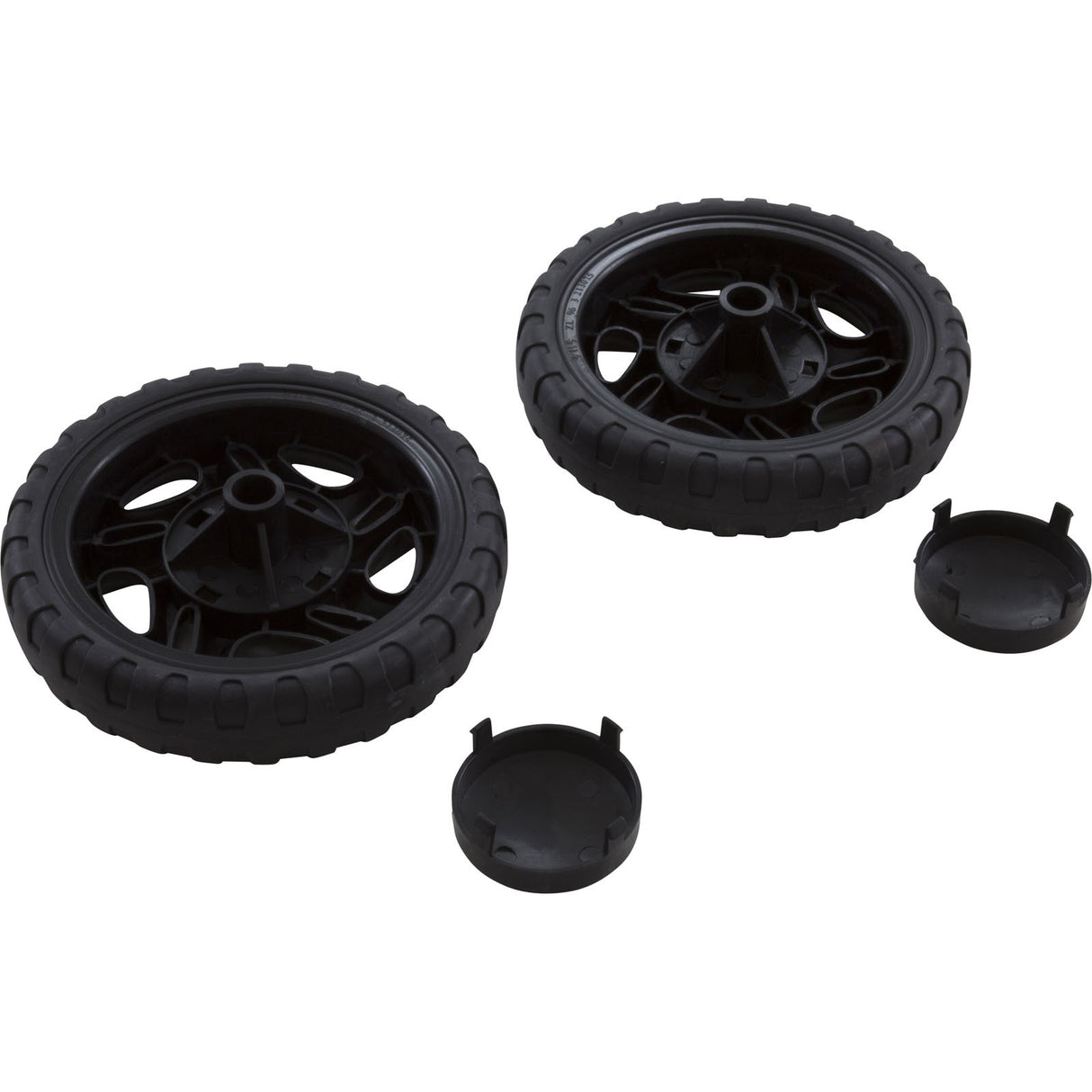 Wheel Assembly, Aqua Products, 2670BK Drilled : S2670BK-H