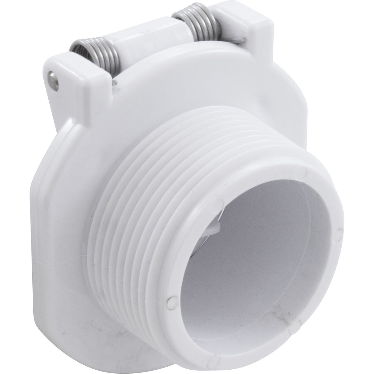 Vac Lock Safety Wall Fitting, Hywd Nav/Pool Vac, 1-1/2"mpt, Wht : W400BWHP