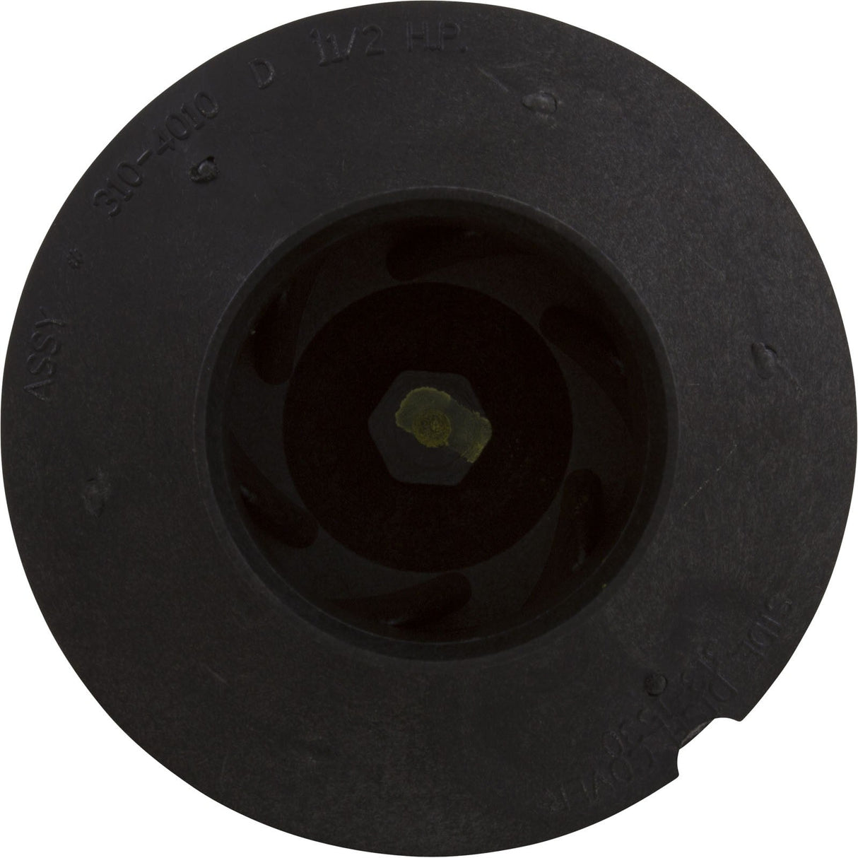 Impeller, WW HiFlo, Side Discharge, 1.5 Horsepower (Yellow) : 310-4010