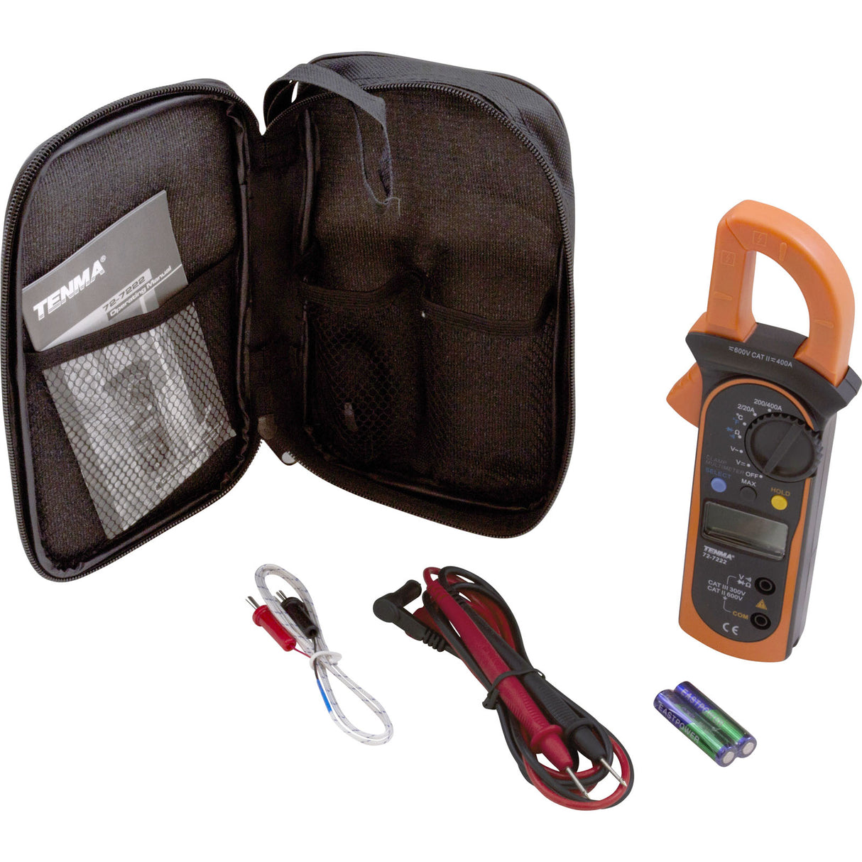 Tool, Clamp-On Multimeter, Tenma, with Sensor and Leads : 47M2998 - Tenma - 47M2998 - PartsForSpas.com