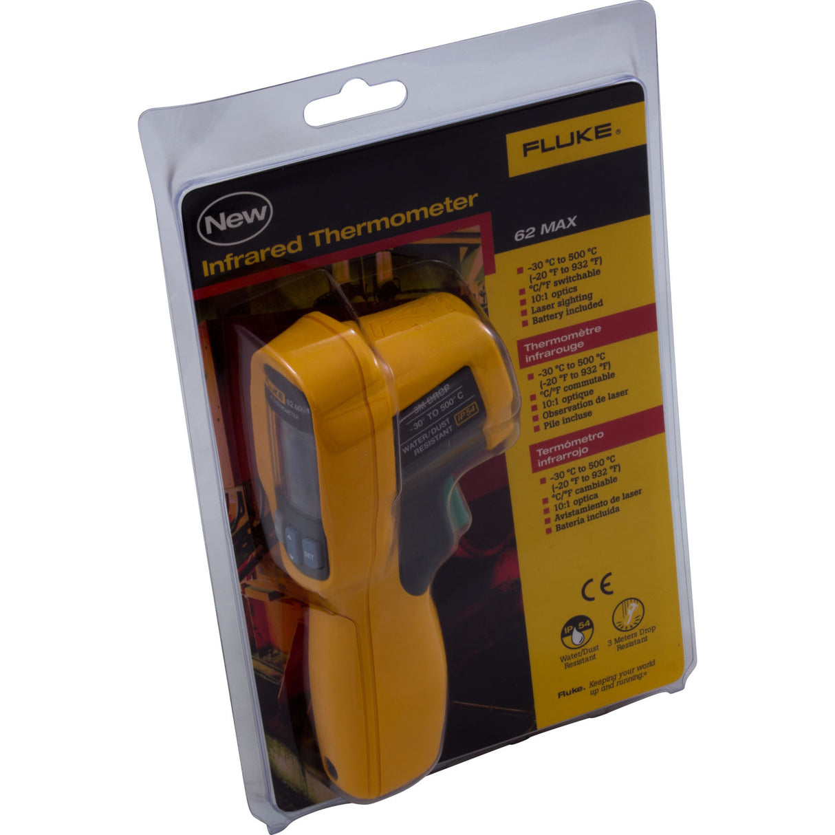 Tool, Fluke, MiniTemp Infrared Thermometer : FLUKE 62 MAX