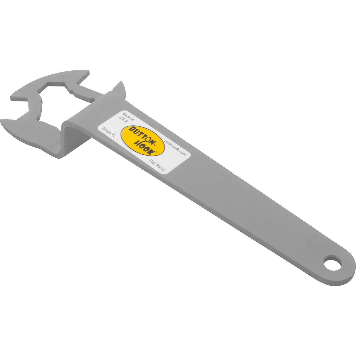Tool, Button-Hook, Drain Plug Wrench, Stainless Steel : DPW-150 - Multi-Tork - 892011001066 - PartsForSpas.com