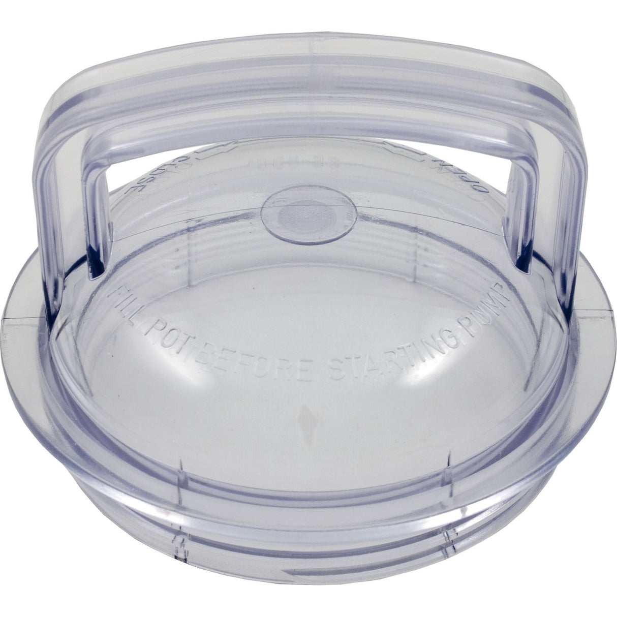Trap Lid, Pentair PacFab Challenger/Pinnacle/Waterfall, Clear : 355301