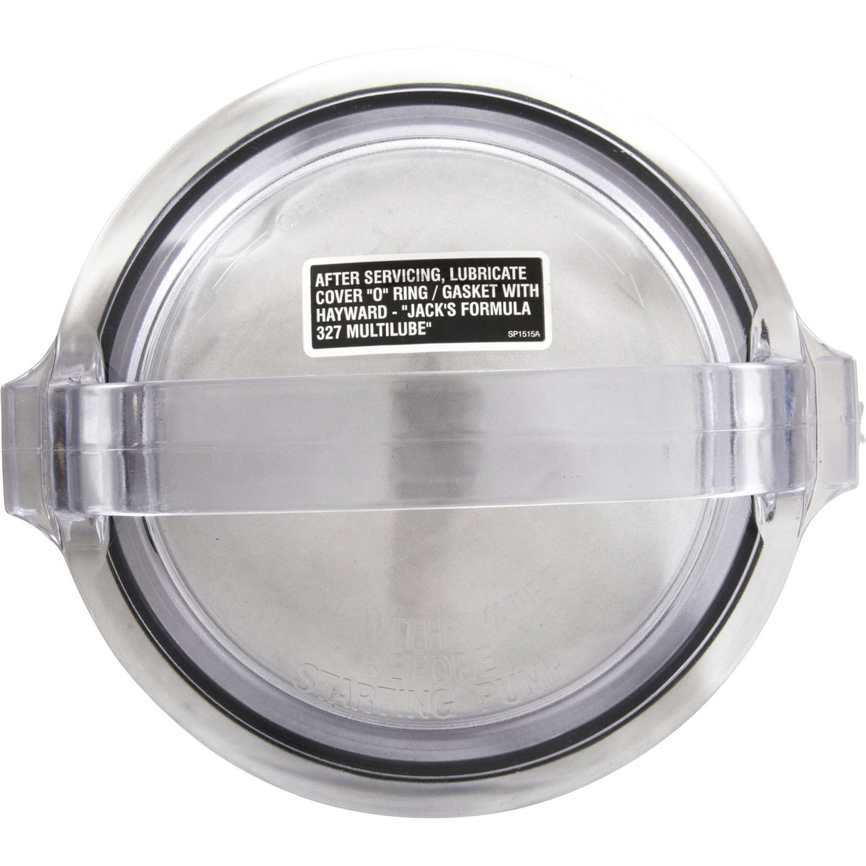 Trap Lid, Hayward SP1500/SP1580/SP1700, with O-Ring : SPX1500D2A