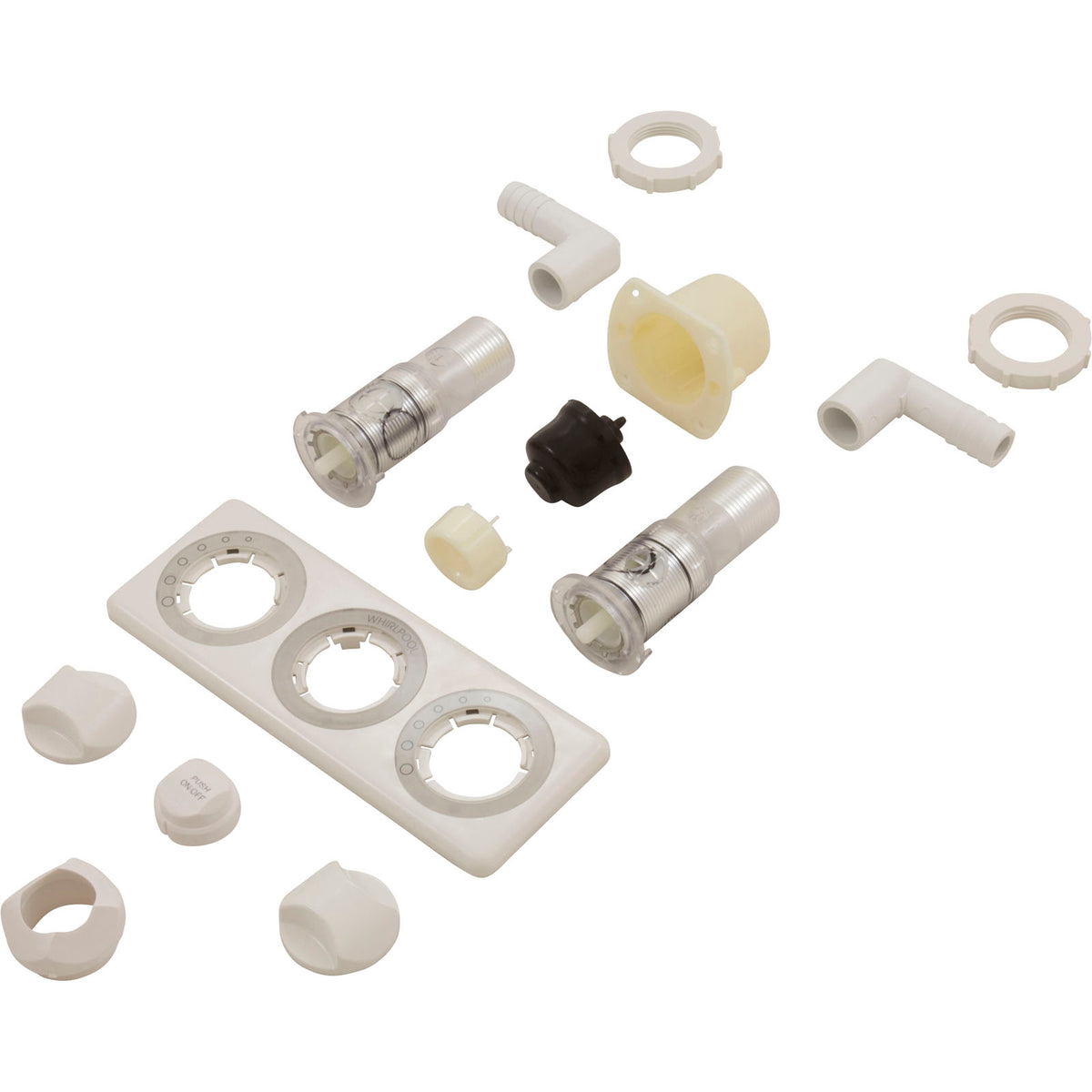 Air Control & On/Off 3 Position Complete Panel, White : G107940