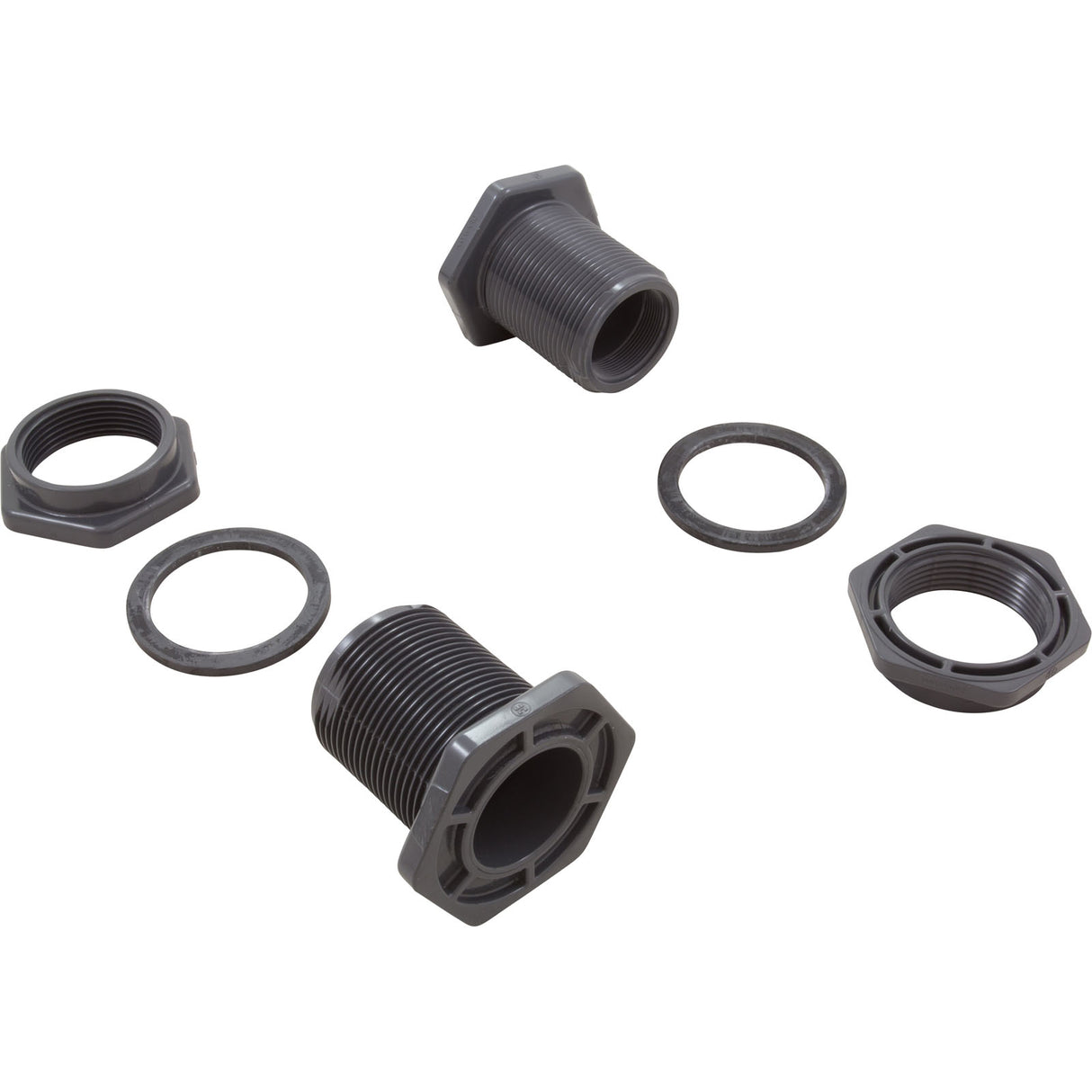 Bulkhead Fitting Assy, Hayward HCF302T/HCF342T/HCF362T : HCXFBFA1000 - Hayward - 0610377227315 - PartsForSpas.com