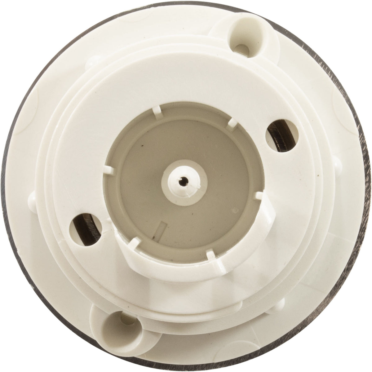 Hydrabaths Air Button, 2-1/2"fd, Raised Button, Chrome : HSA-217