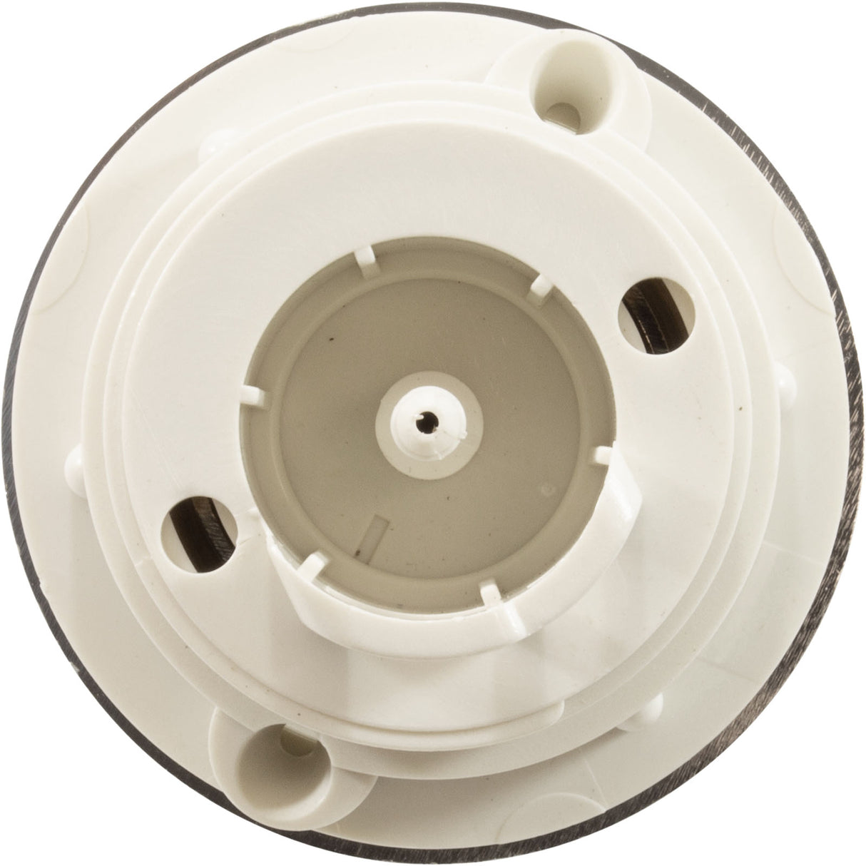 Hydrabaths Air Button, 2-1/2"fd, Raised Button, Chrome : HSA-217
