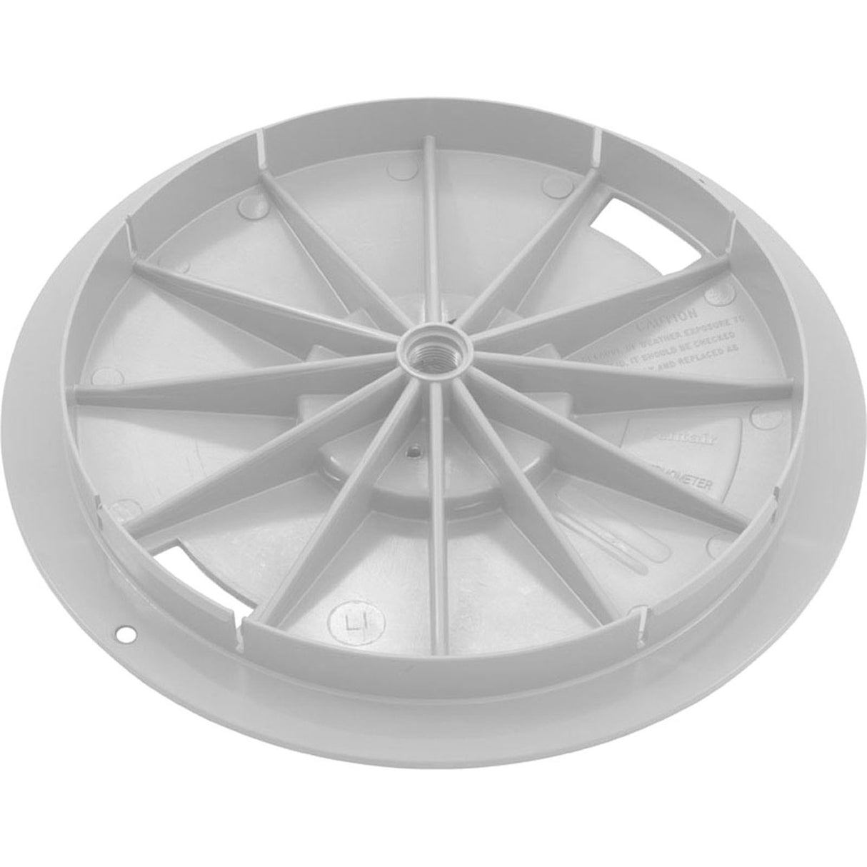 Lid Skmr Std Wht 9 7/8In : L1RW - Pentair - 807318004283 - PartsForSpas.com