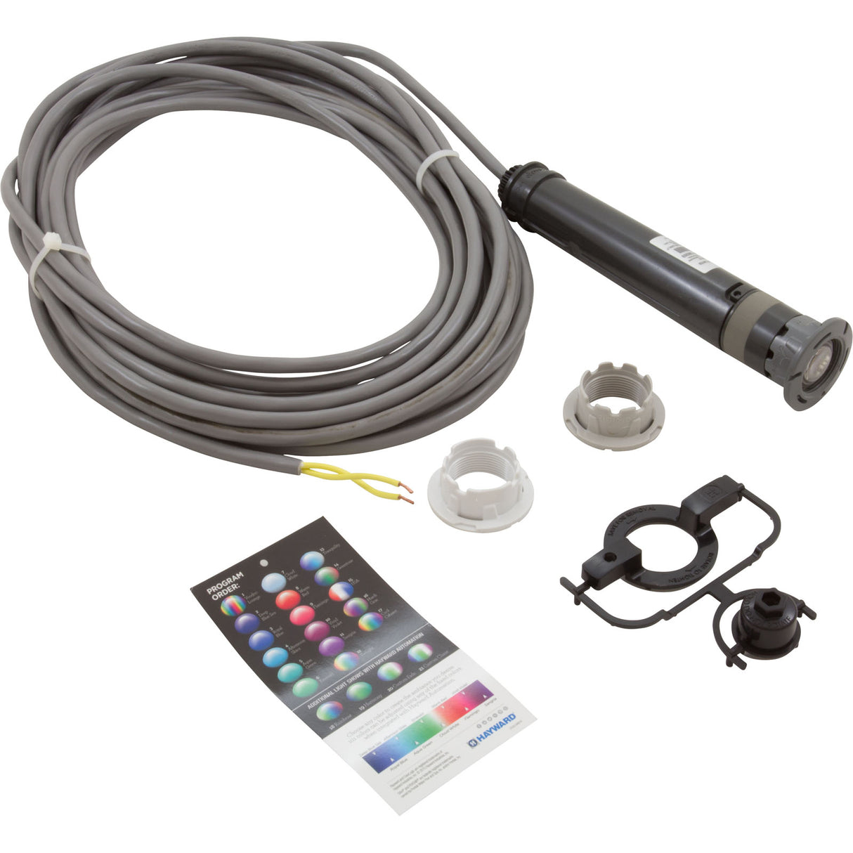 Pool/Spa Light, Hayward Colorlogic 320, LED, 1.5", 12V, 30ft : LACUS11030