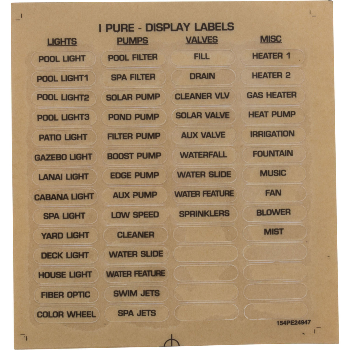 Wireless 5Circuit Pool/Spa/Variable Speed Receiver Multiwave : PE653