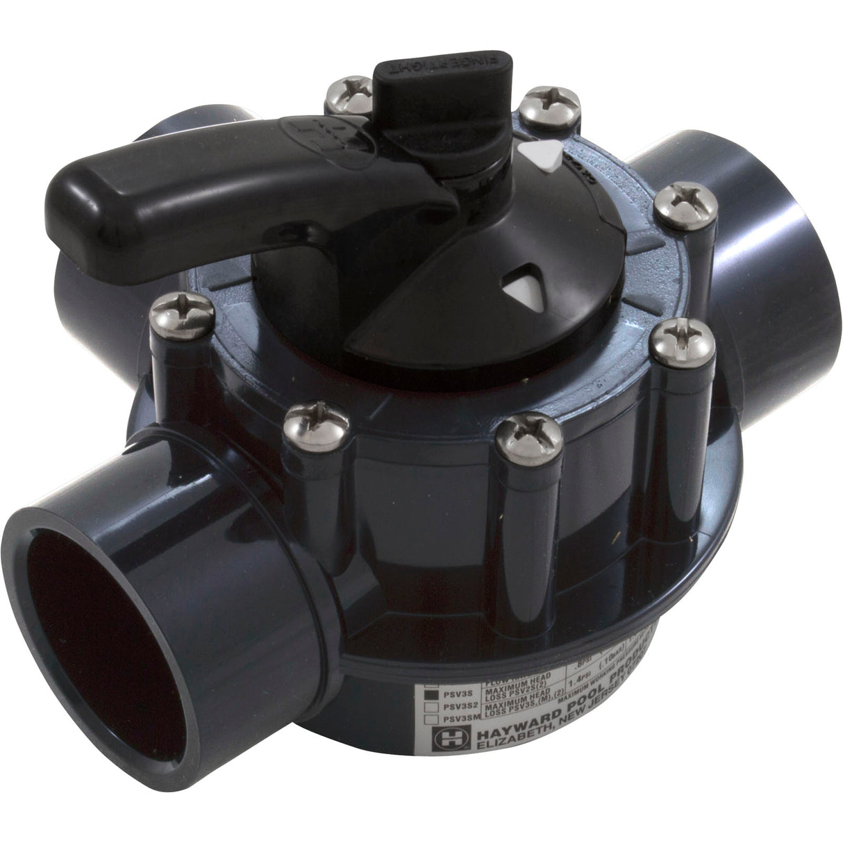 Pvc 3 Port 1.5-2 Diverter Valve : PSV3SDGR - Hayward - 0610377214582 - PartsForSpas.com