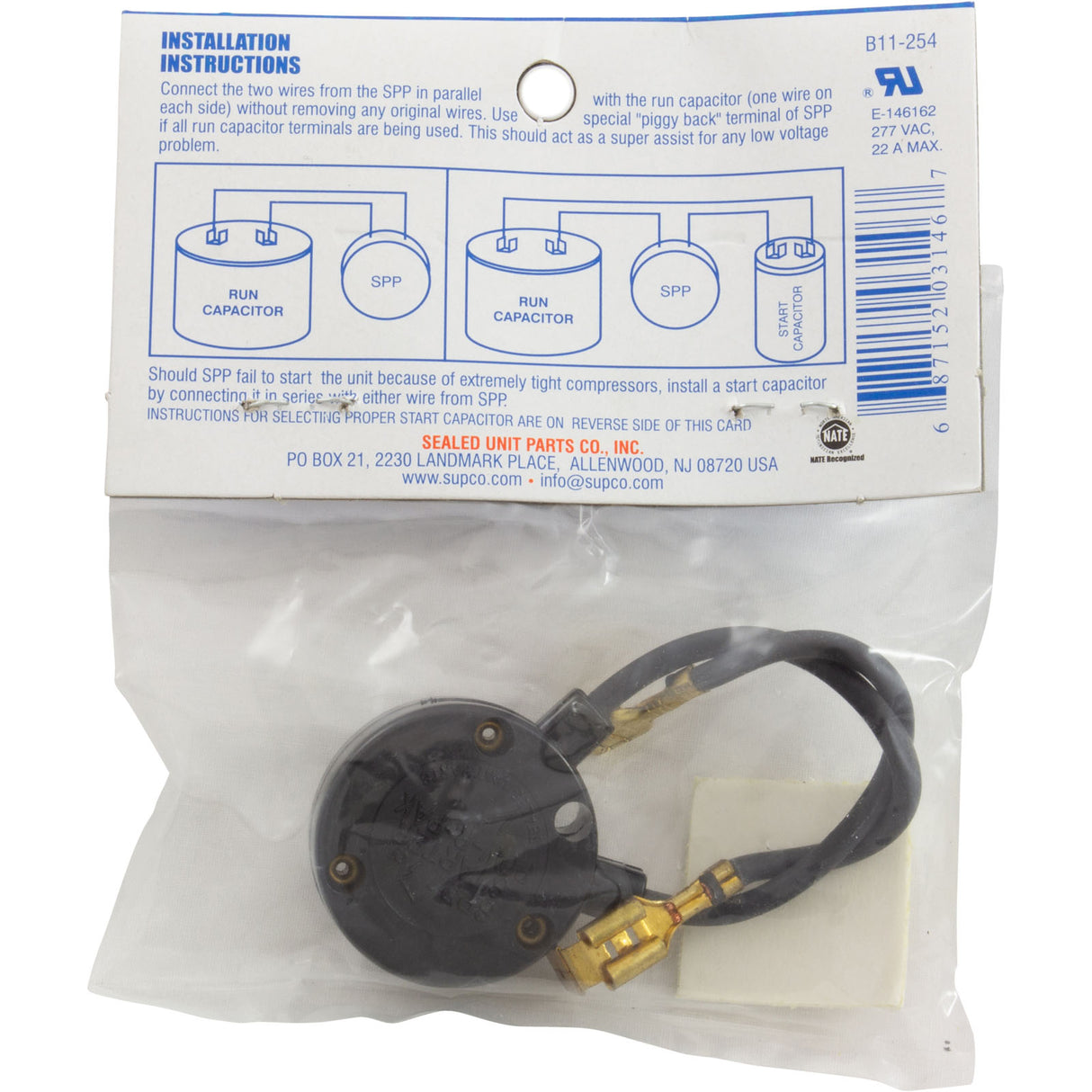Jandy Pro Series Hard Start Capacitor, 1500 Only : R0576700 - Zodiac - R0576700 - PartsForSpas.com
