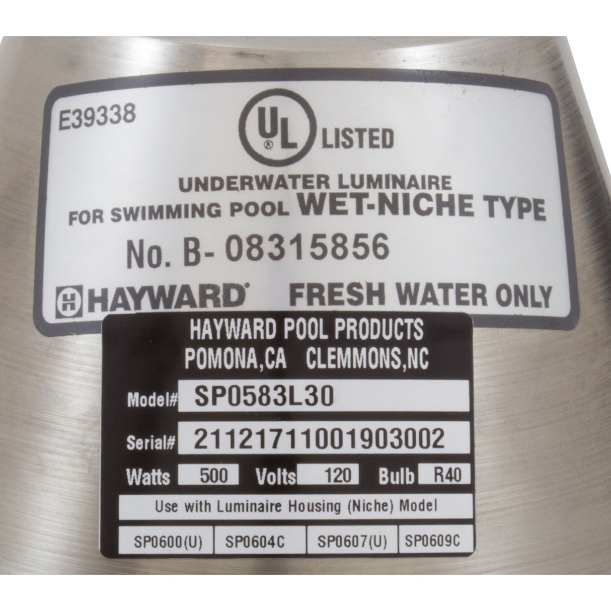 500W/120V Astrolite Series 30Ft Cord : SP0583L30