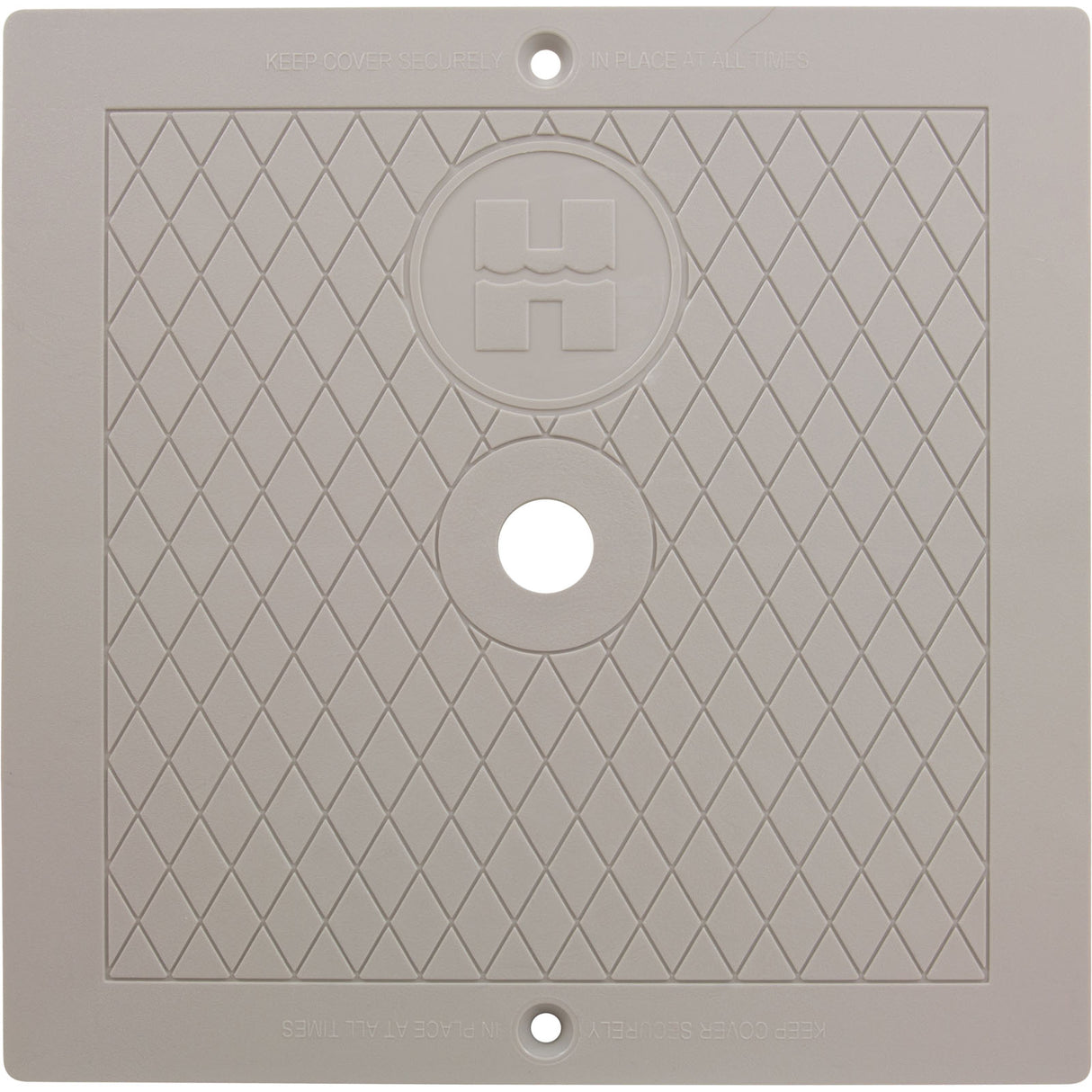 Cover Square, Deck Plate (Gray) : SPX1082EGR - Hayward - 0610377761765 - PartsForSpas.com