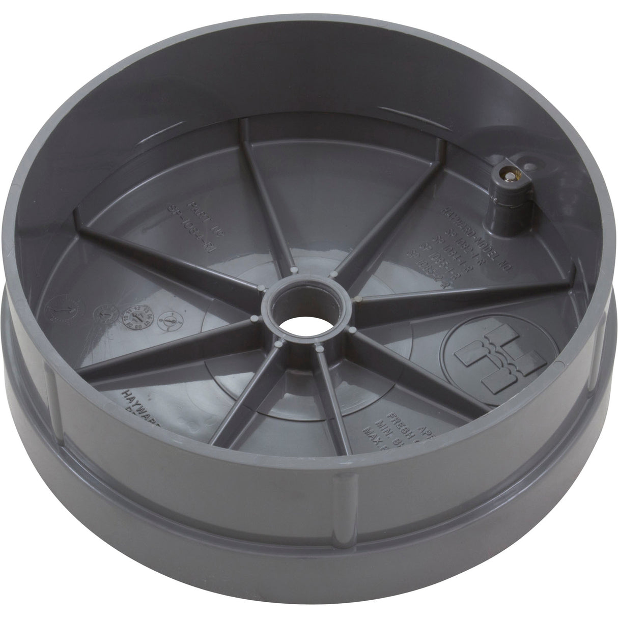 Collar&Cover Assy Dark Gray : SPX1084RADGR - Hayward - 0610377229364 - PartsForSpas.com