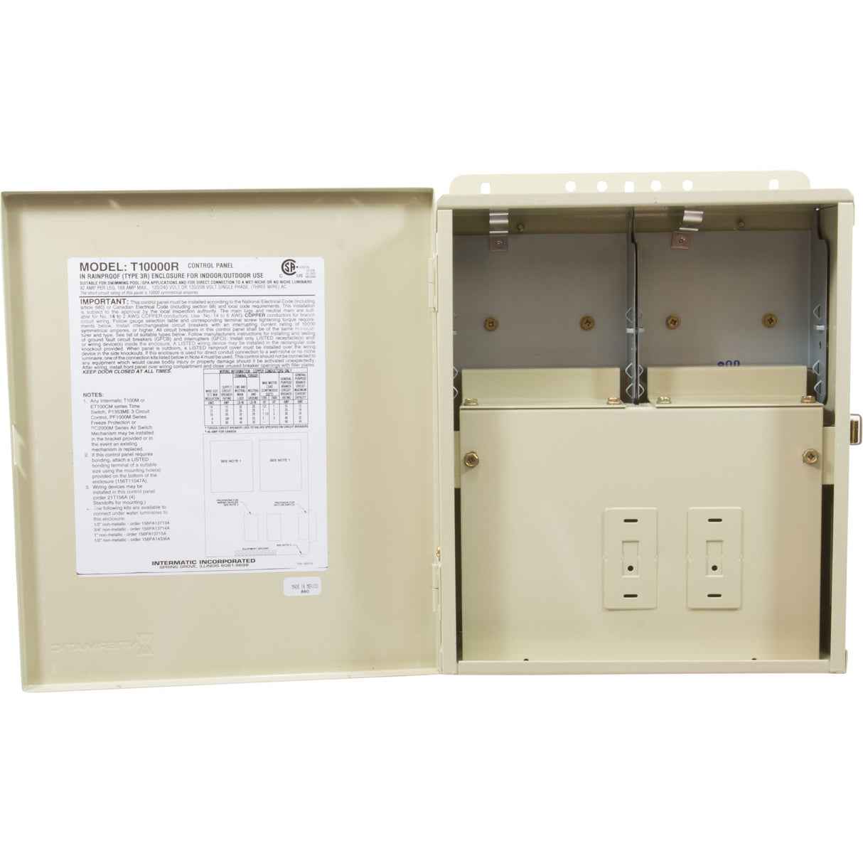 Outdoor Enclosure Only * 10.5 X 12 X 4.5 In. : T10000R