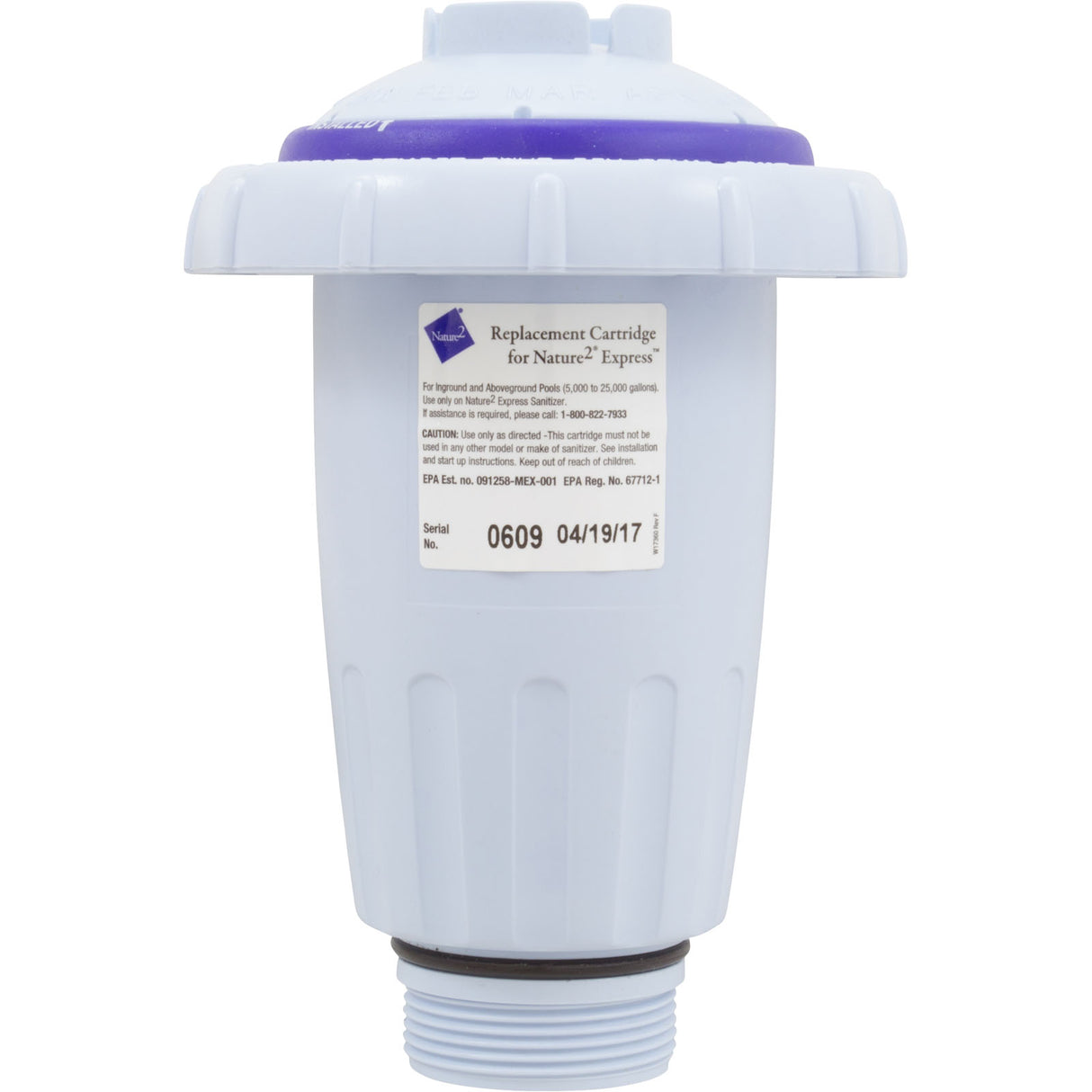Zodiac Nature2 Express Ig/Ag Cartridge Single : W28175 - Zodiac - 706175281755 - PartsForSpas.com