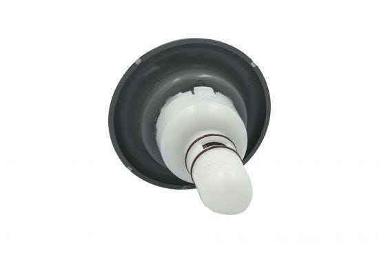 Jet Internal, Waterway Whirlpool, Adjustable, 5" Face, Gray w/ Stainless Escutcheon : 212-2067S