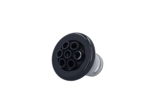 Jet Internal, Waterway, Poly Jet, Massage, 3" Face, Smooth, Black : 610-6711