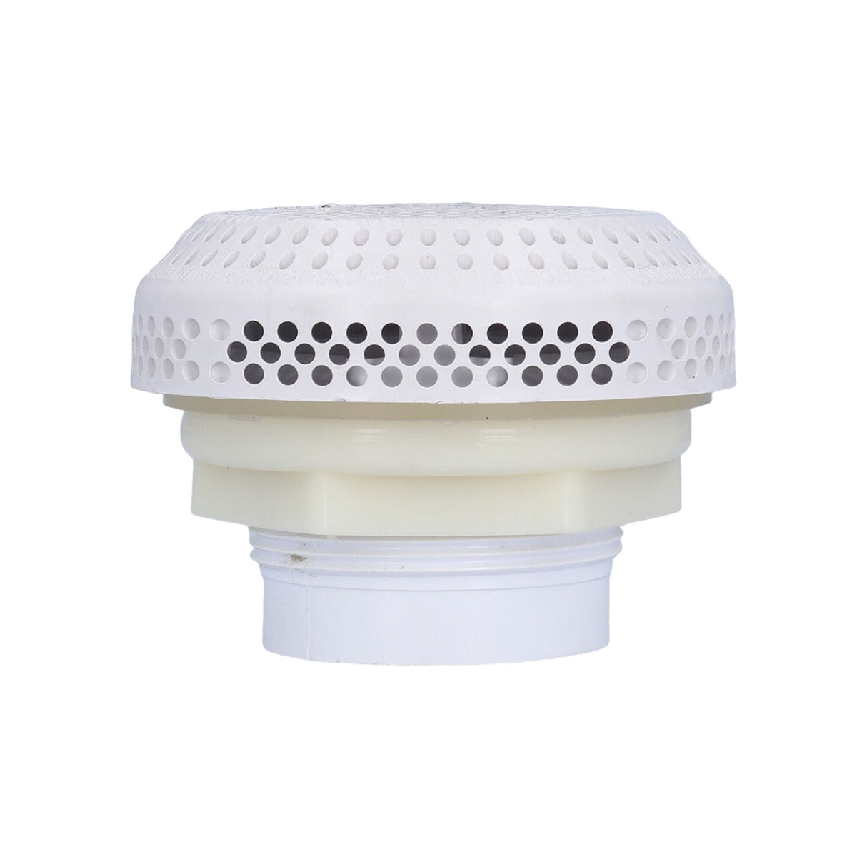 Suction Assembly, Waterway, VGB, Hi-Flo, 3-3/4"Dia Cover, 1-1/2"S x Standard Nut, White : 640-3250V