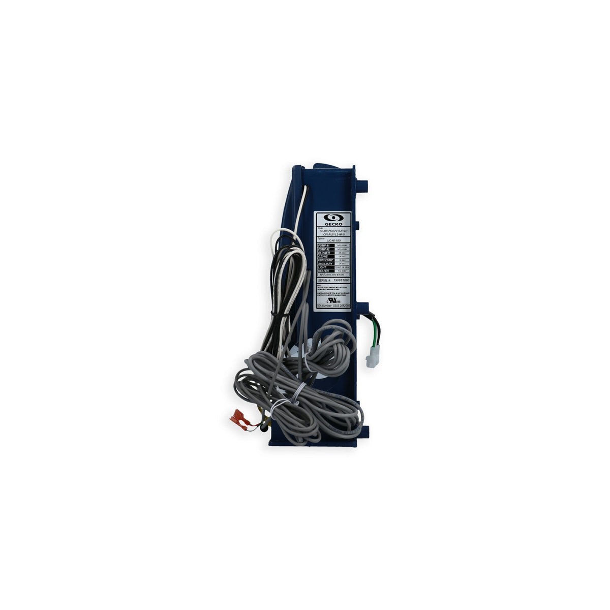 Control System, Gecko SSPA, Less Heater, Pump1, Pump2 1 Spd, Blower, Mini J&J Receptacles: 0202-205209