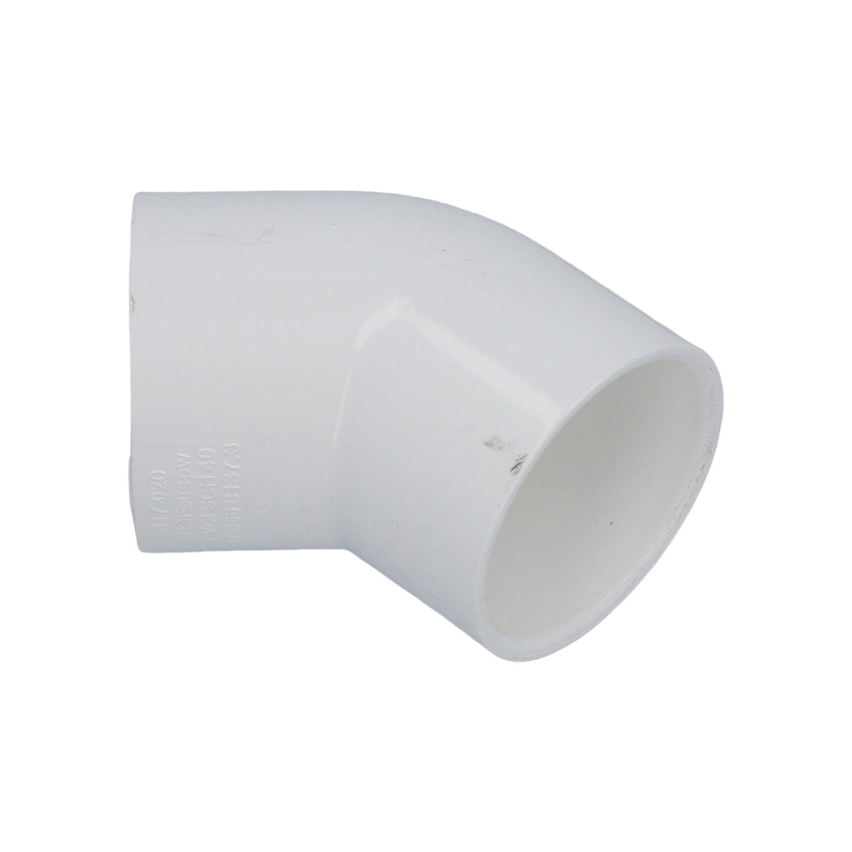 Fitting, PVC, Ell, 45°, Slip, 2"S x 2"S : 417-020