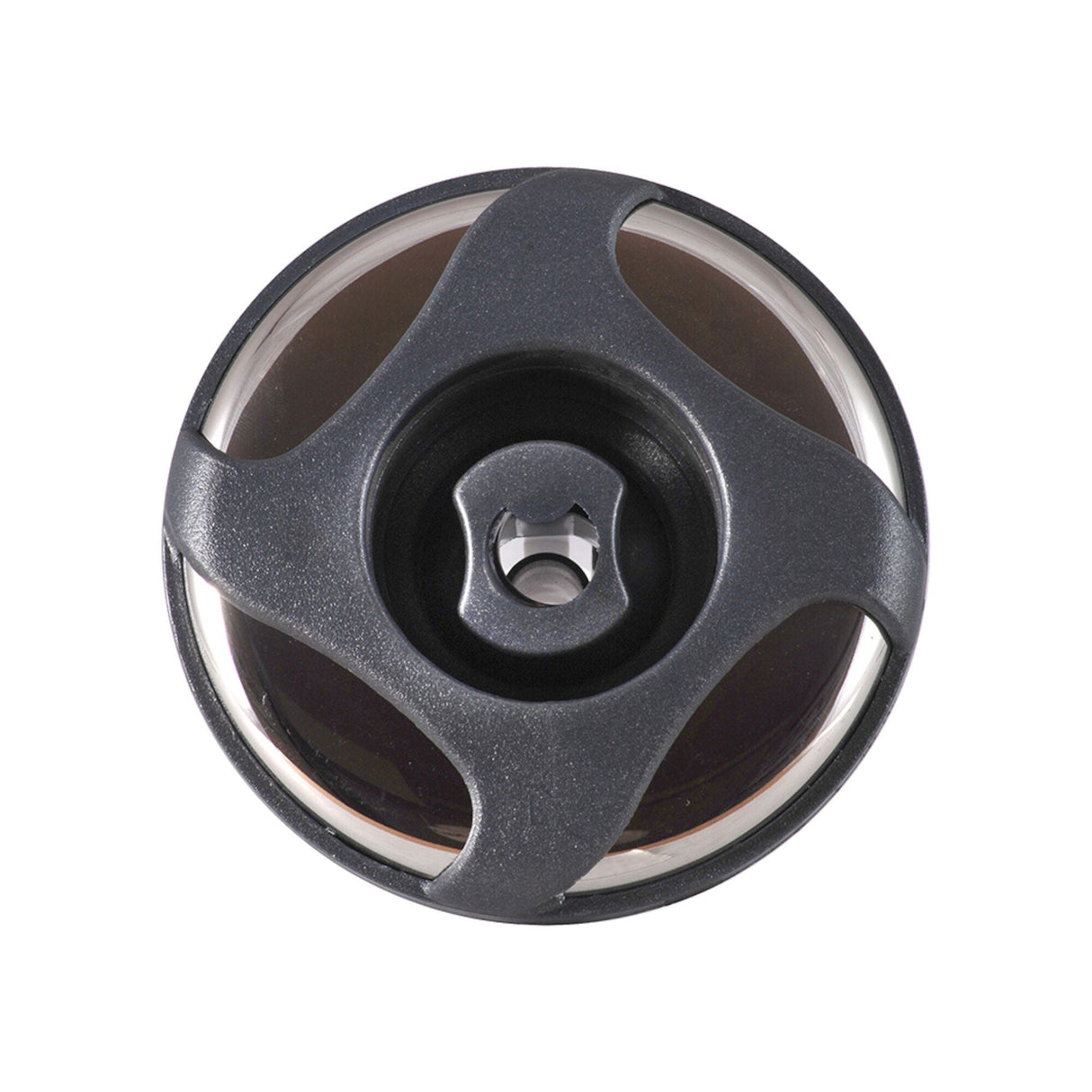 Jet Internal, Waterway Poly Storm, Rotating, 4" Face, Swirl, Dark Silver/Stainless : 212-0459-DSGS