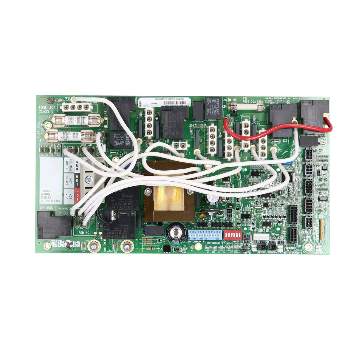 Circuit Board, Balboa, EL2001, Mach 3, ML Series, Molex Plug : 53974-04