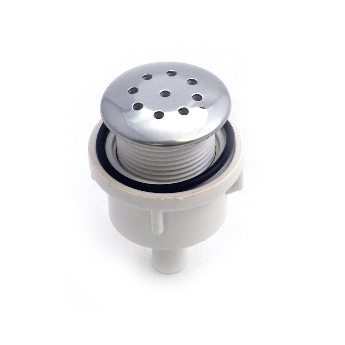 Air Injector, Waterway Top-Flo Straight, 3/8" Barb, Stainless Steel : 670-2390