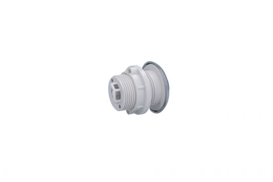 Air Button, Hydrabath, HSA, Raised w/Nut, Chrome : HSA-217