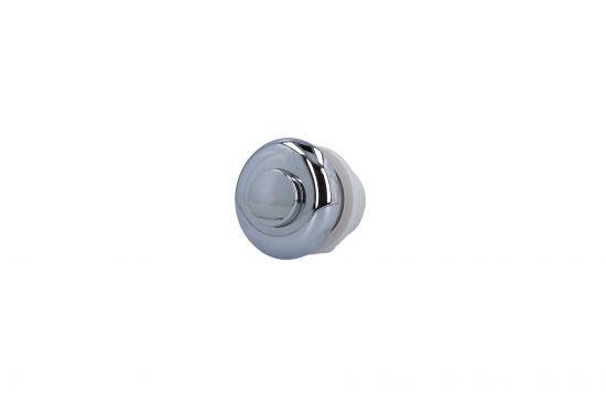 Air Button, Hydrabath, HSA, Raised w/Nut, Chrome : HSA-217