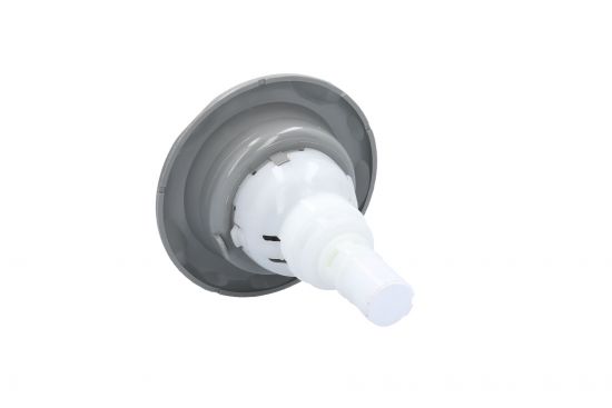 Jet Internal, CMP Typhoon 500, 7 Port Rotossage, 5" Face, 5-Scallop, Textured, Classic Gray : 23452-749-900
