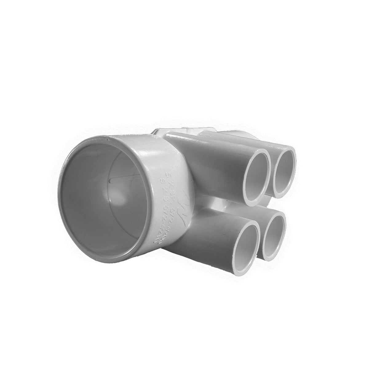 Manifold, PVC, Waterway, 2"S x 2"S x 4 3/4"S Ports : 672-4210