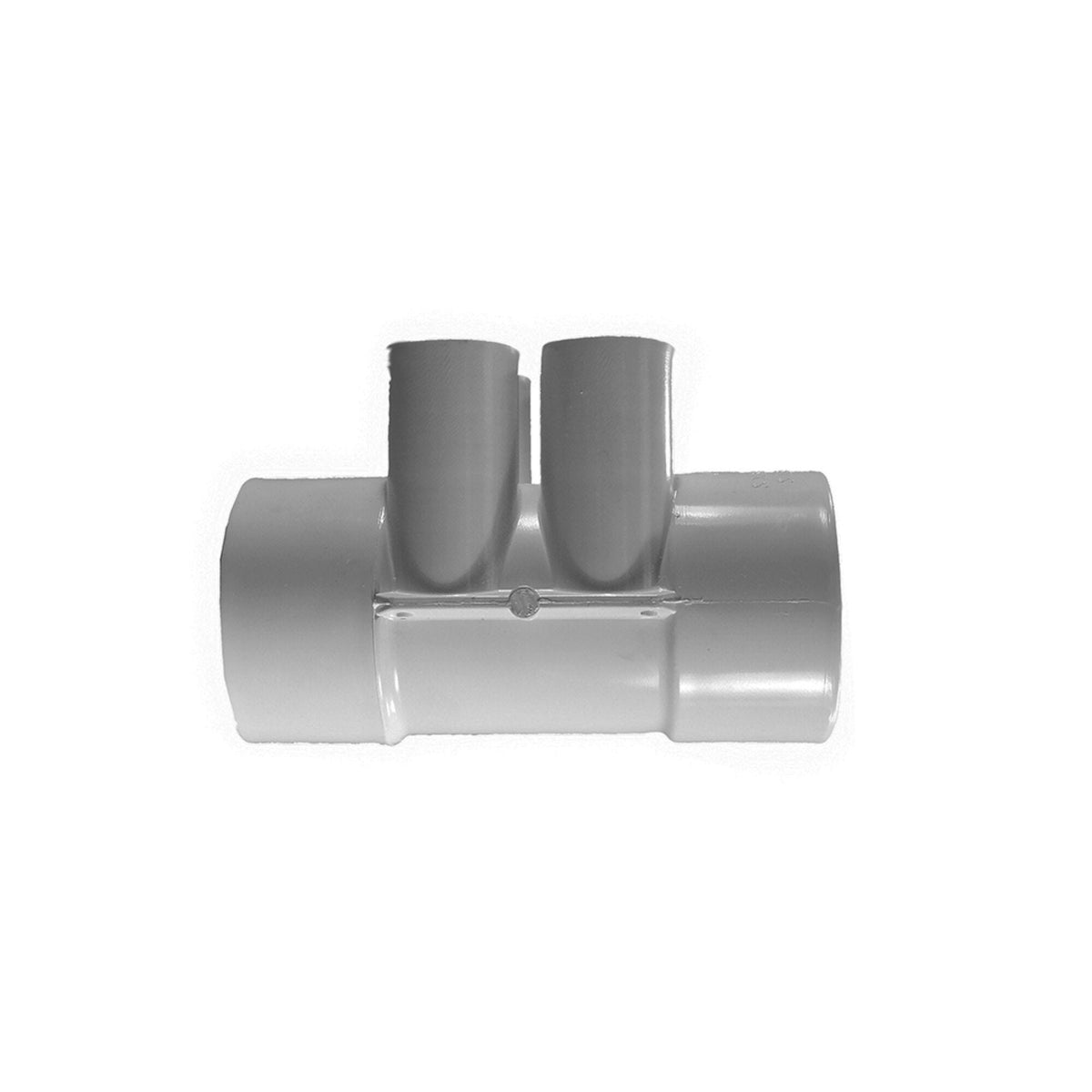 Manifold, PVC, Waterway, 2"S x 2"S x 4 3/4"S Ports : 672-4210