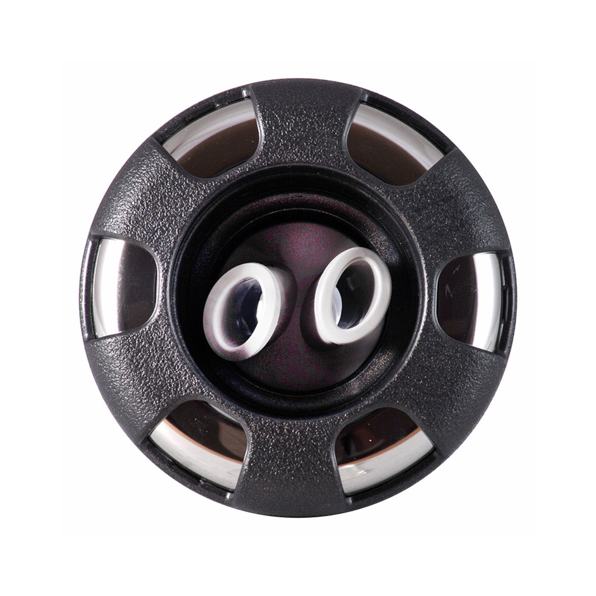 Jet Internal, Waterway Poly Storm, Dual Rotating, 3-3/8" Face, 6-Spoke, Dark Silver/Sterling Silver : 212-8589DSGSSS