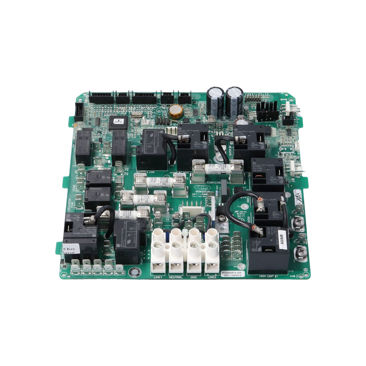 Circuit Board, HydroQuip, 8600 System, MP, JST Cable : 33-0027-R1