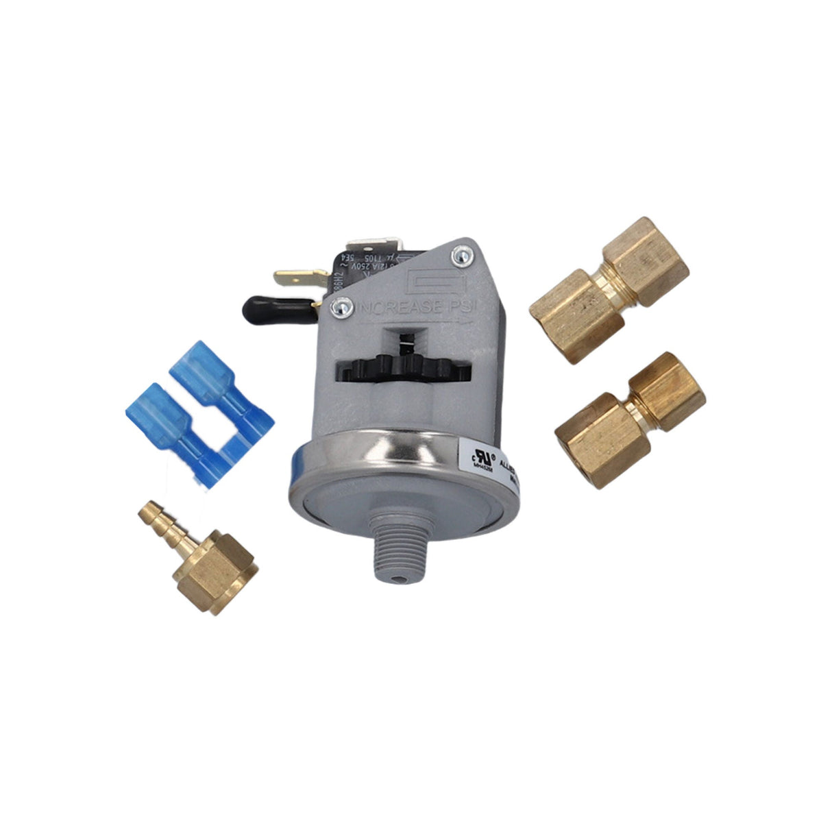 Pressure Switch, 6Amp 1/8" Npt Spdt 1-5 Psi Packaged Universal : 800140-0