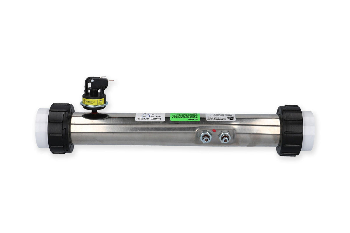 Heater Assembly, Balboa, Lite Leader, Generic, 4.0kW, 230V, 2" x 15"Long, w/Pressure Switch, Tailpieces : C2400-0535-TPS