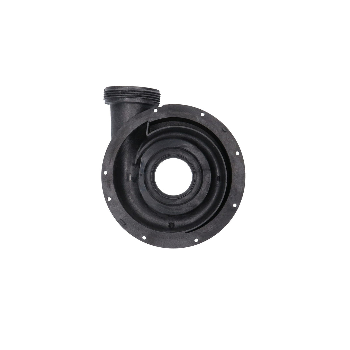 Pump Housing, Jacuzzi Piranha/Theramax/Theraflo/, 2"MBT w/Plugs : 6500-546