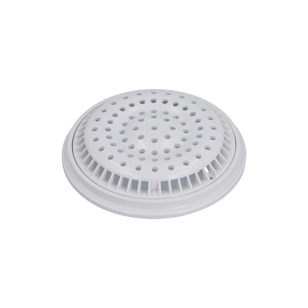 Drain, Waterway, 8" Round, Anti-Vortex, White : 640-2310V