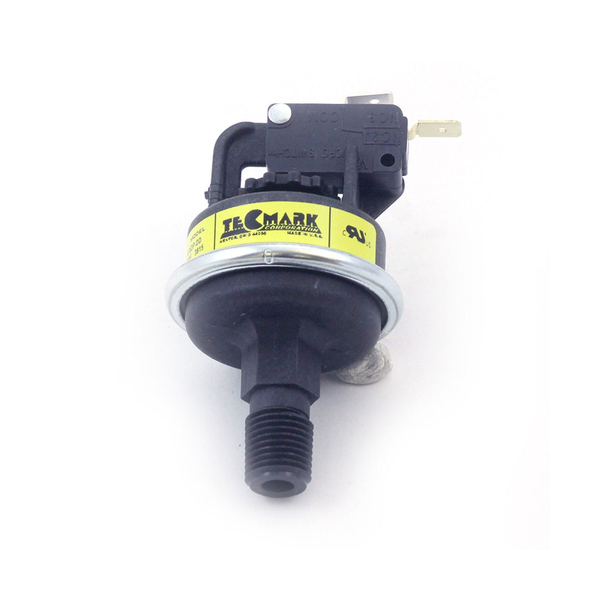 Pressure Switch, Tecmark, SPNO, 1 Amp, 1-5 Psi, 1/4" Compression Fitting : 3152P-DD