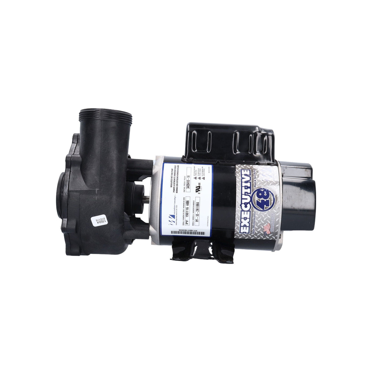 Pump, Waterway Executive 48, 1.0HP, 115V, 11.0/2.9A, 2-Speed, 2"MBT, SD, 48-Frame : 3420410-1A