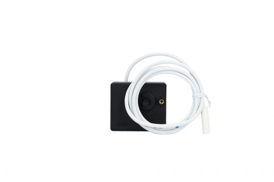 Thermostat, Tecmark, 120V, .5 Amp, 48" Cable x 5/16" Bulb, "D" Shaft, Pilot Duty : TS1000-12004OLP