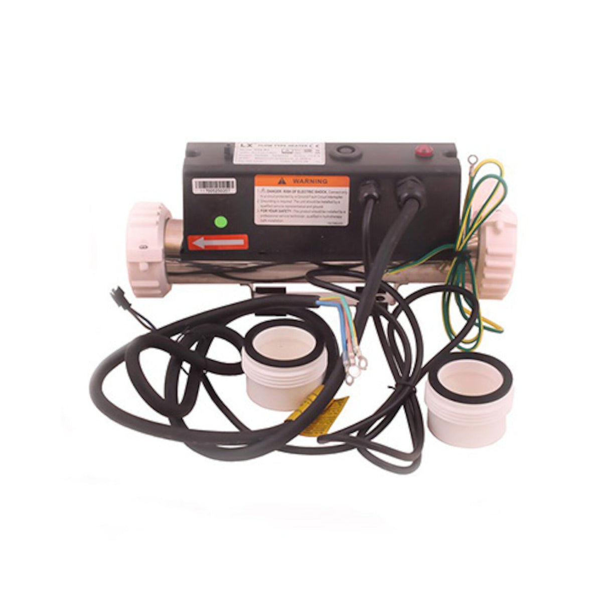 Heater Assembly, LX, Inline, 3.0kW, 10"Long, w/2 Pin Pressure Switch Cord, 1.5M Power Cord : H30-R1
